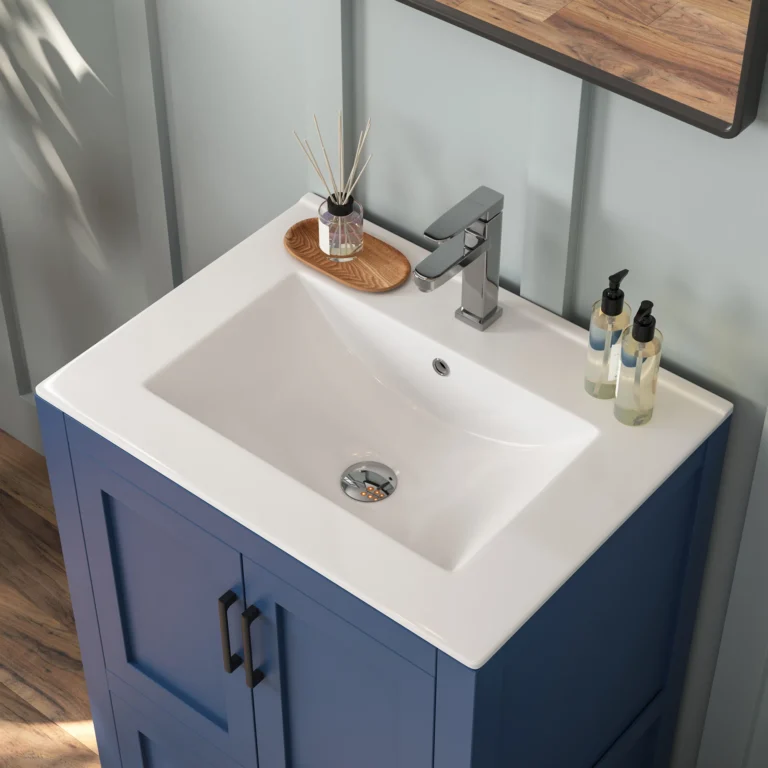 Cultured Marble Integral Vanity Top Single REC Sink