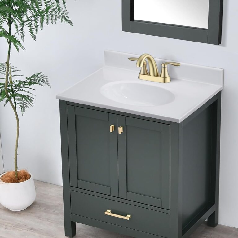 Cultured Marble Integral Vanity Top Single Oval Sink
