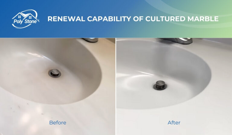 Read more about the article The Engineering Behind PolyStone’s Cultured Marble: A Surface That Can Be Renewed