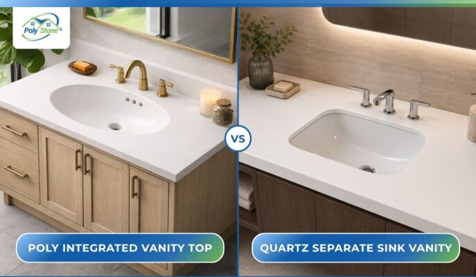 Cultured Marble vs Quartz for Bathroom Vanities: A Buyer’s Guide